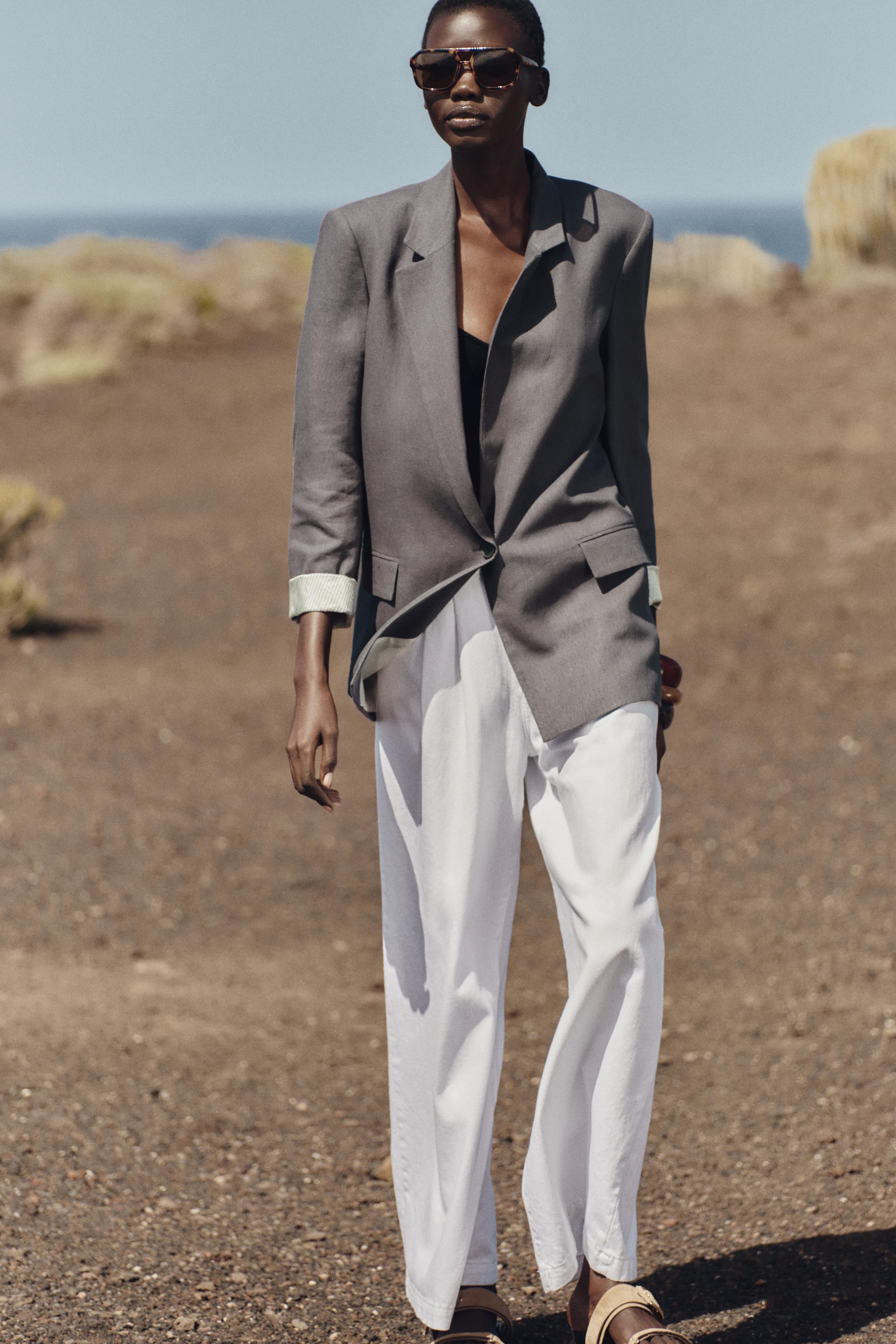 Traje Chaqueta Traje Gris Marengo Zara Traje Chaqueta Mujer Gris