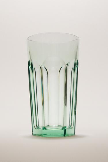 VERRE ACRYLIQUE MARTELÉ COLORÉ - Vert de Zara - Image 6
