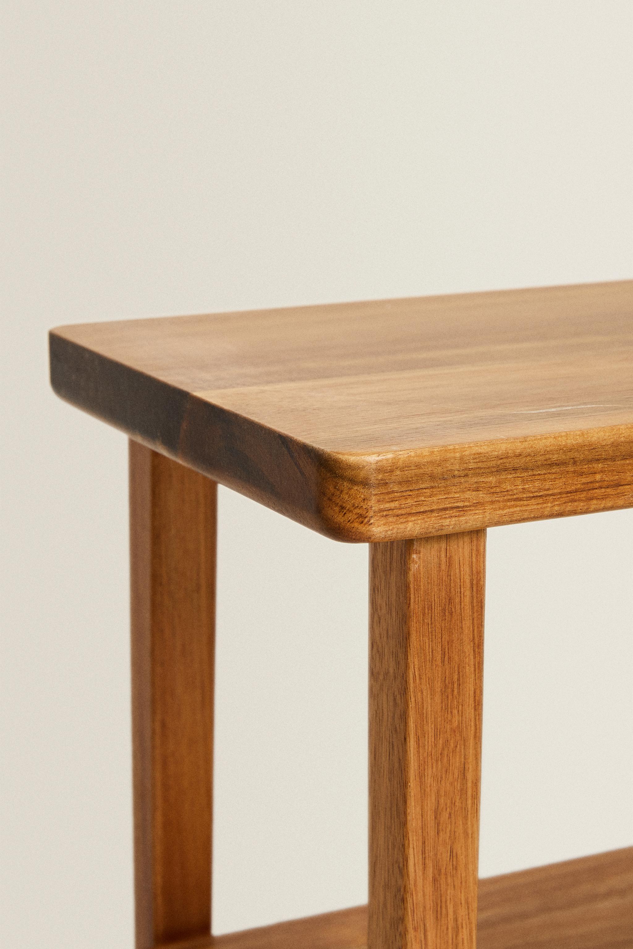 アカシアウッドダブルベンチ アカシア ダブルベンチ - ブラウン | ZARA Japan / 日本