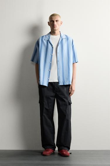 STRIPED RELAXED FIT SHIRT - striped by Zara - Image 0