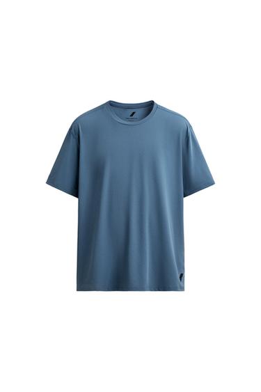 BASIC TECHNICAL T-SHIRT - Blue / Steel by Zara - Image 0