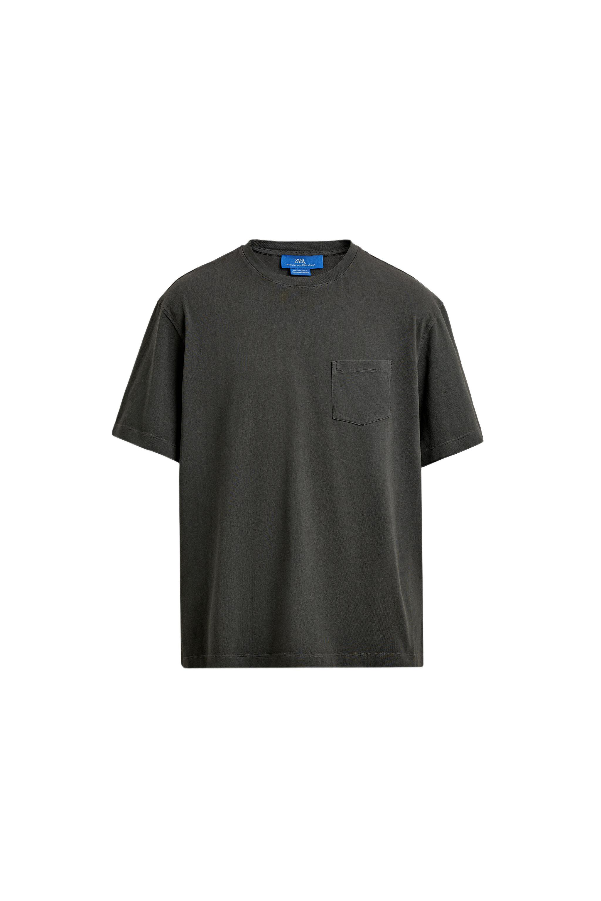ZARA 専用 AARON LEVINE X ZARA POCKET T-SHIRT - White | ZARA United States