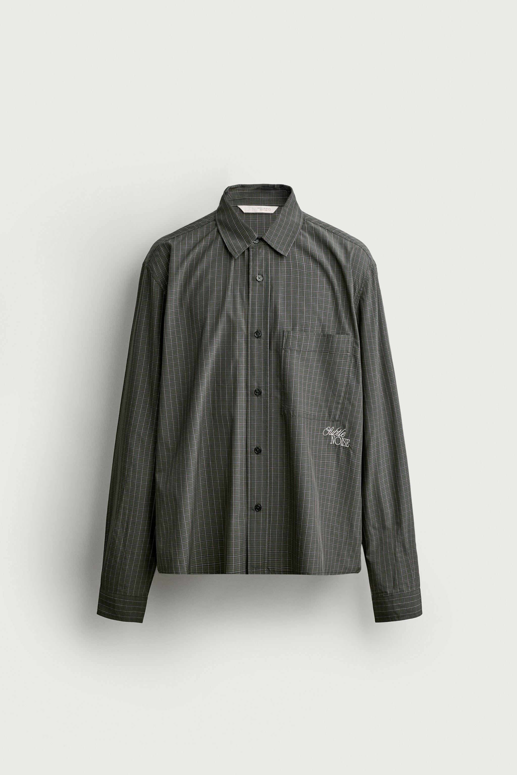 BOXY FIT PLAID SHIRT