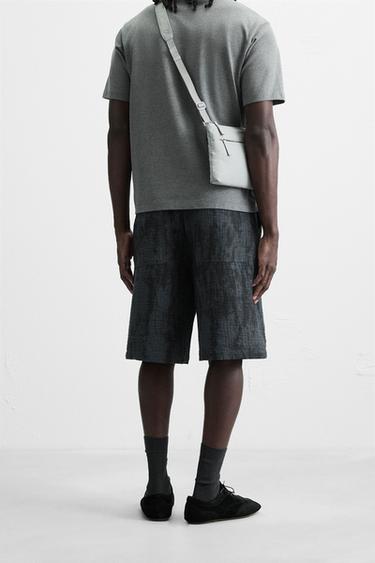 TIE-DYE PRINT TEXTURED BERMUDA SHORTS - 028 by Zara - Image 2