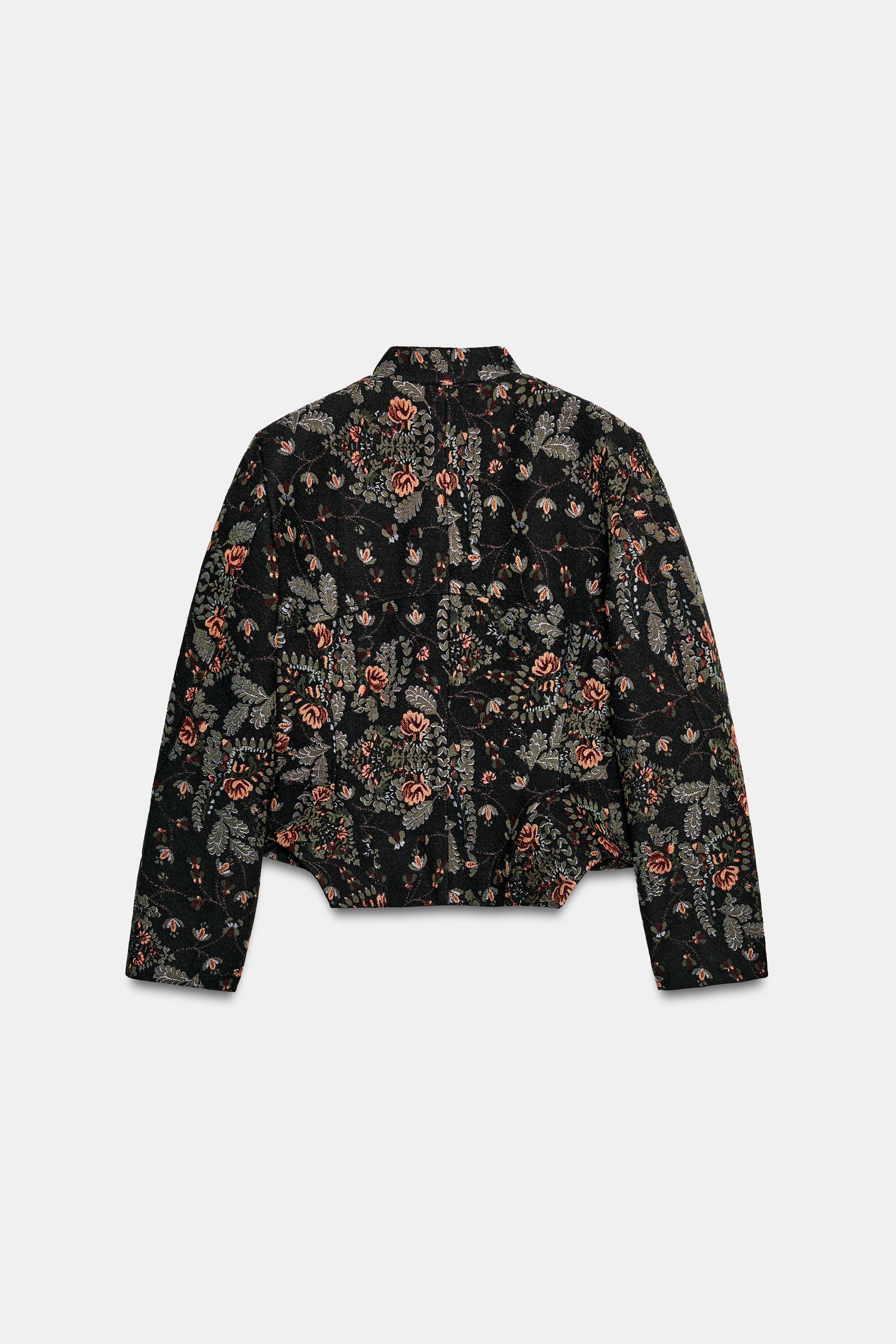 Женские куртки Zara ZW COLLECTION PEPLUM JACKET — фото 4