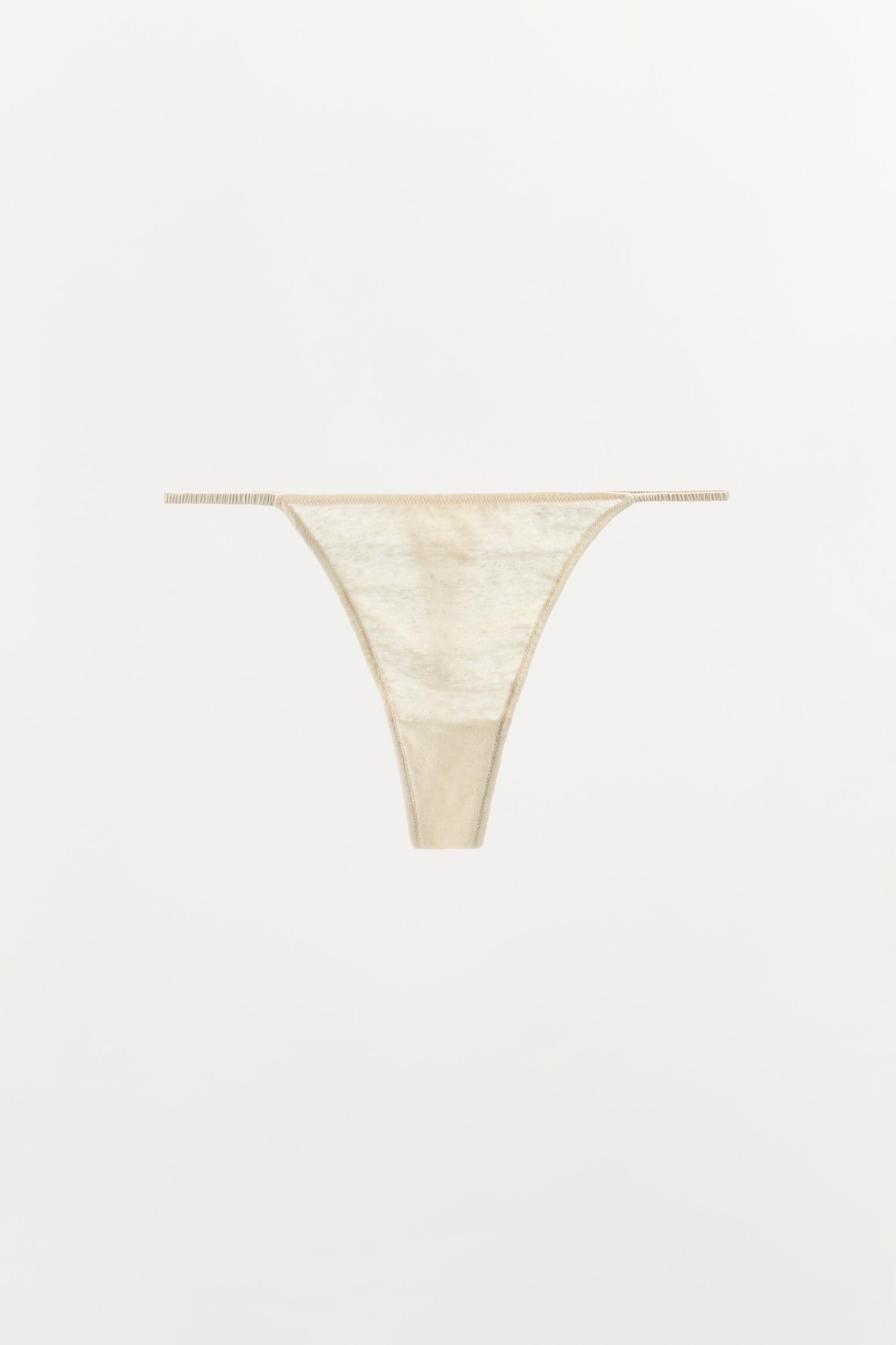 LINEN THONG