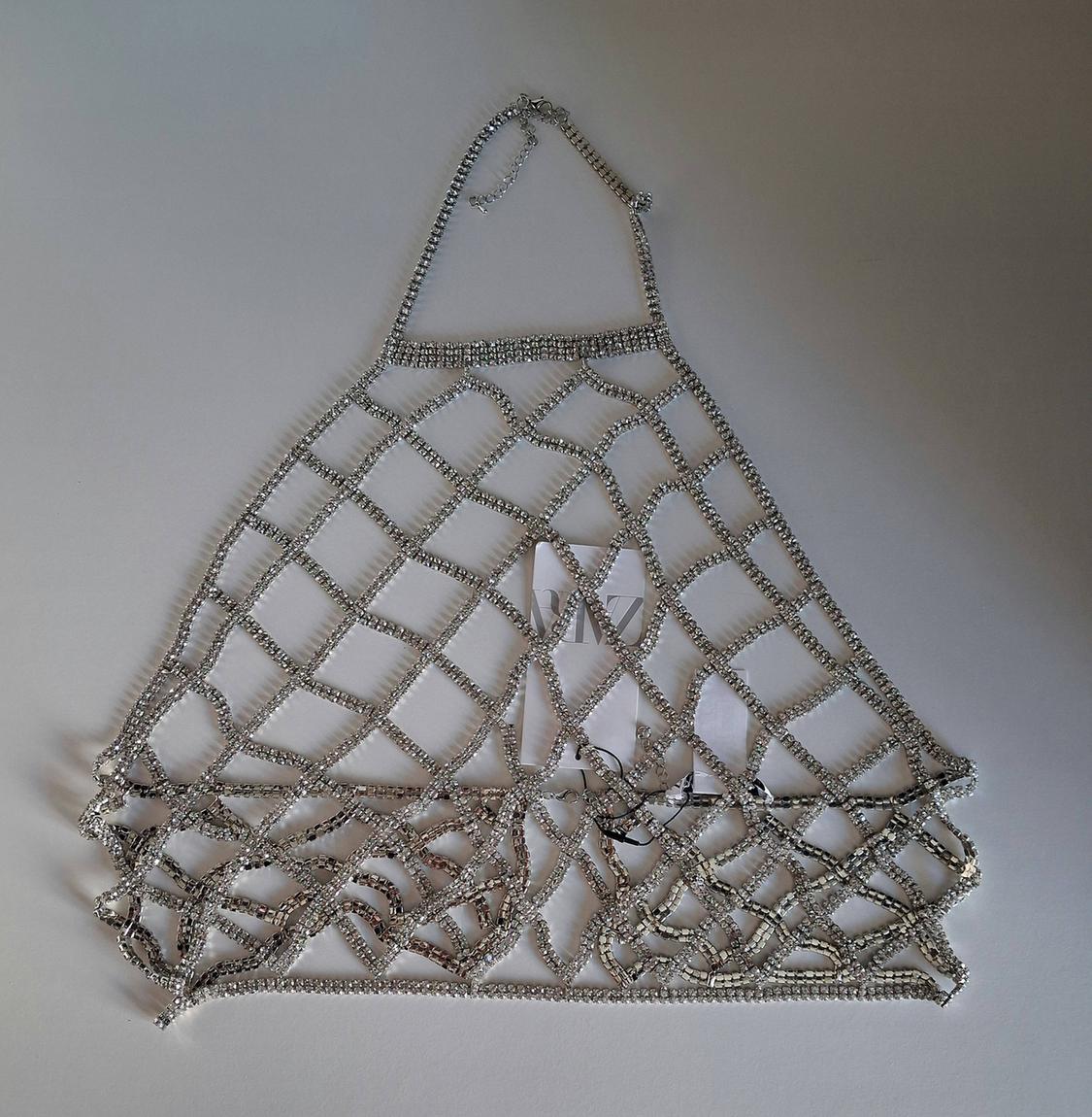 RHINESTONE HALTER TOP - Image 2