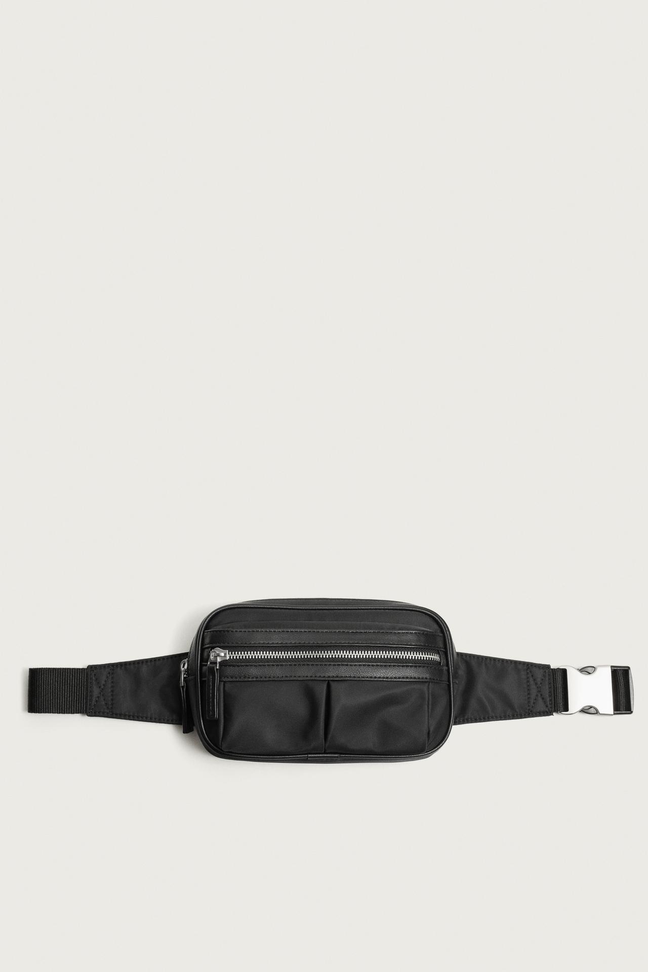 COMBINATION TECHNICAL BELT BAG — Black