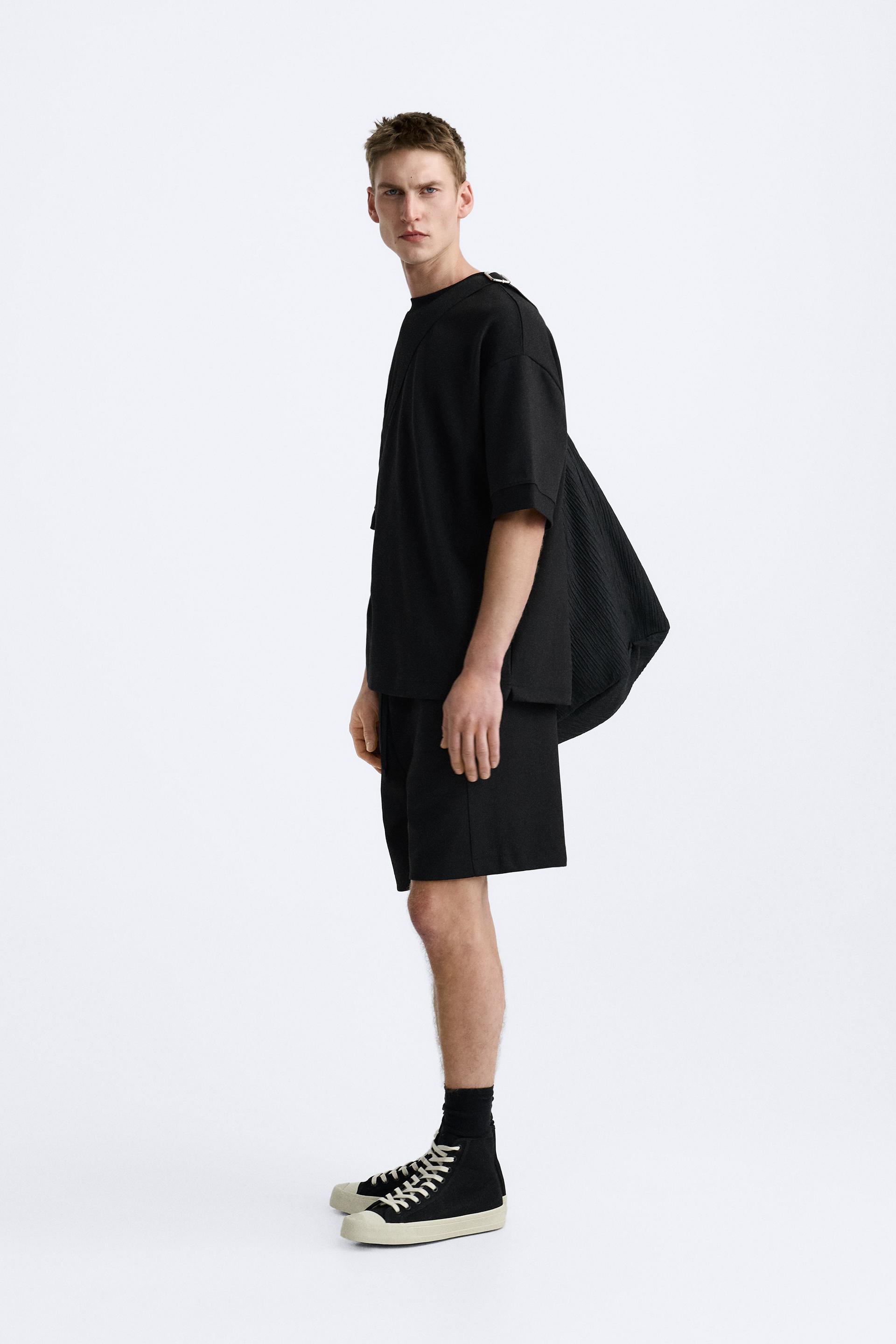 DENSE JOGGER SHORTS - Black