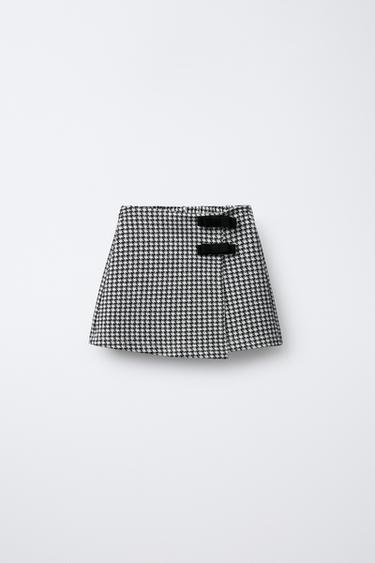 ქვედაბოლო ბერმუდა ტვიდის ნაირსახეობა - Zara-ს Black / White