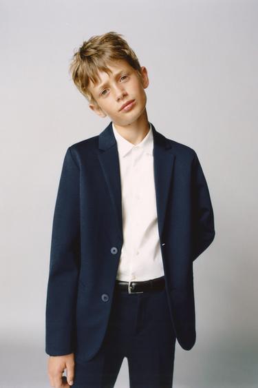 COMFORT SUIT TROUSERS - Navy blue by Zara