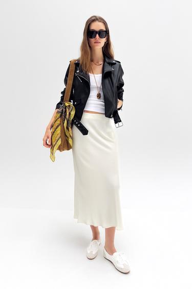 FAUX LEATHER BIKER JACKET - Black by Zara - Image 0