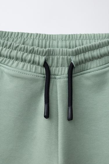 INTERLOCK JOGGERS - Light green by Zara - Image 2