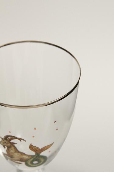 CAPRICORN ZODIAC GLASS | MARISA BERENSON - Transparent by Zara - Image 1