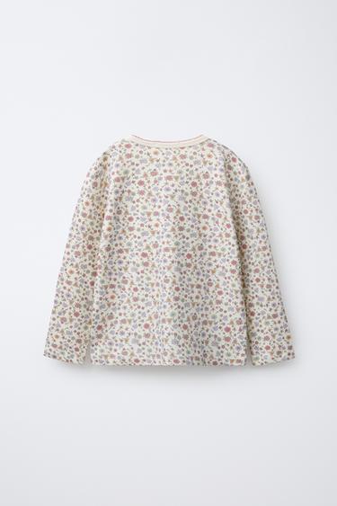 6-14 ANS/ PYJAMA PETITES FLEURS - Écru de Zara - Image 2