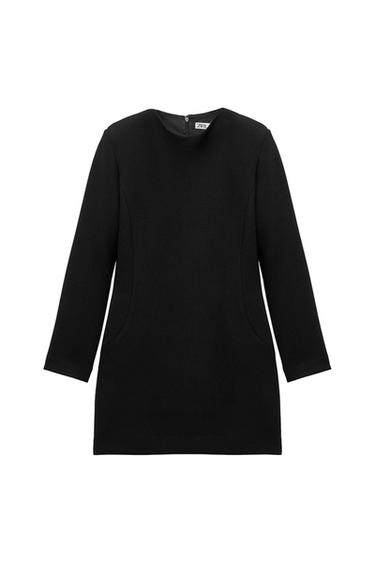 ZW COLLECTION SHORT DRESS WITH SHOULDER PADS