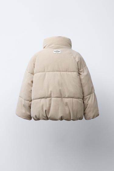 VESTE EN VELOURS CÔTELÉ - Beige de Zara - Image 3