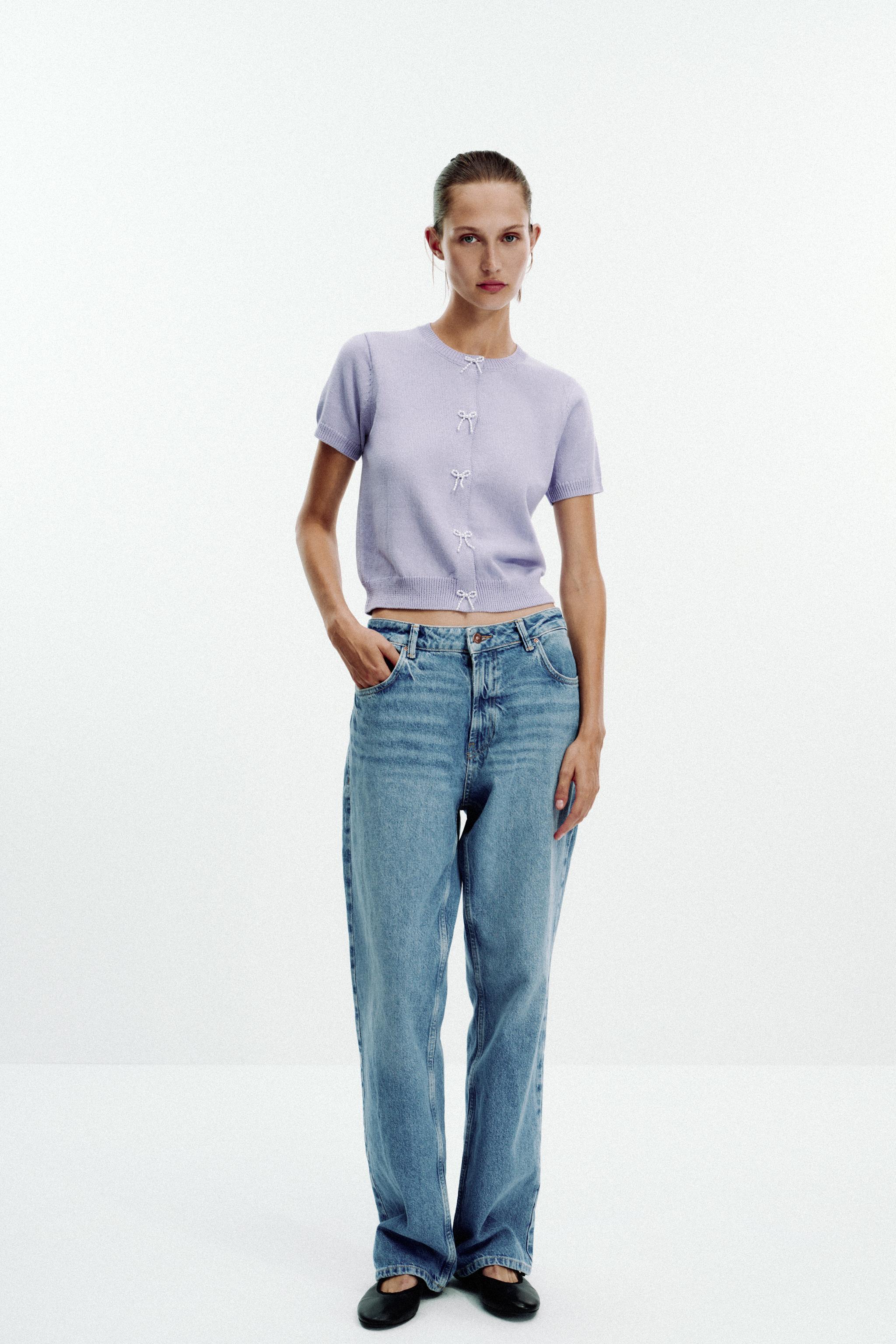 ニット - レディース ショートスリーブカーディガン | ZARA 日本