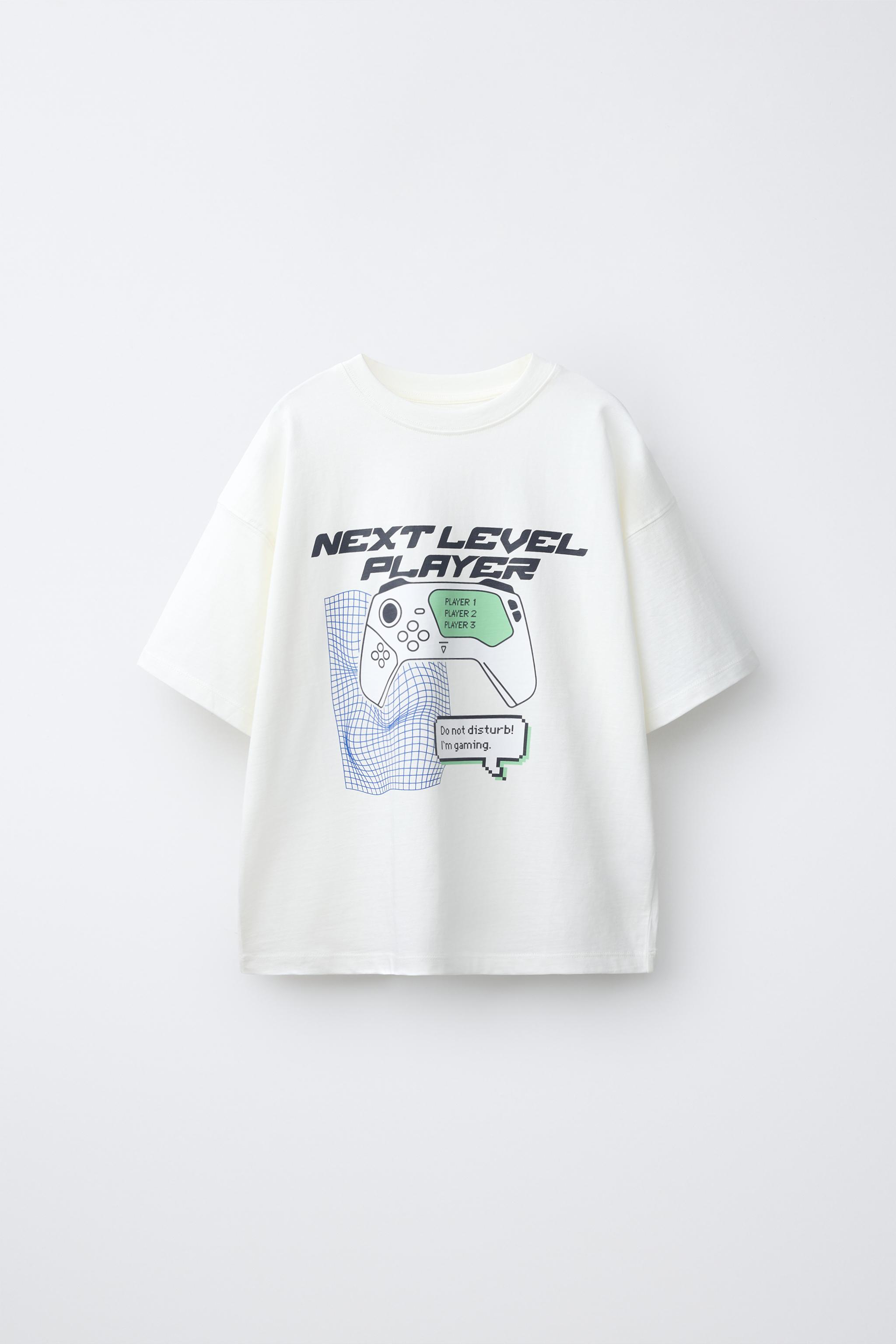 GAMING PRINT T-SHIRT - Oyster-white | ZARA South Africa