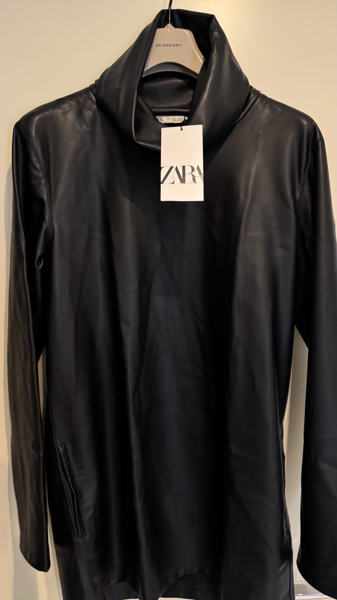 ZW SHORT LEATHER EFFECT DRESS - LIMITED EDITION - Image 4