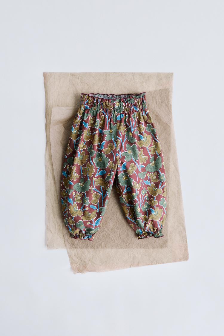 PANTALÓN BAGGY ESTAMPADO FLORES MADE WITH LIBERTY FABRIC