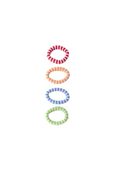 PACK CUATRO COLETEROS RAYAS - Multicolor de Zara