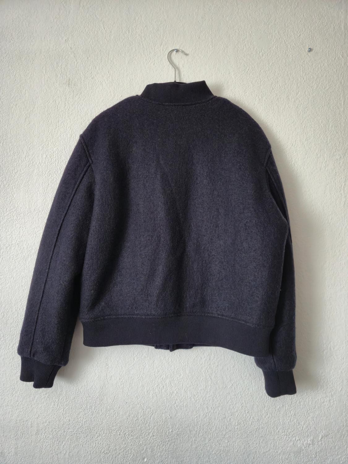 BOUCLÉ TEXTURED BOMBER JACKET - Image 3