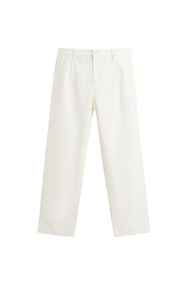 PANTALÓN REGULAR FIT PLIEGUES