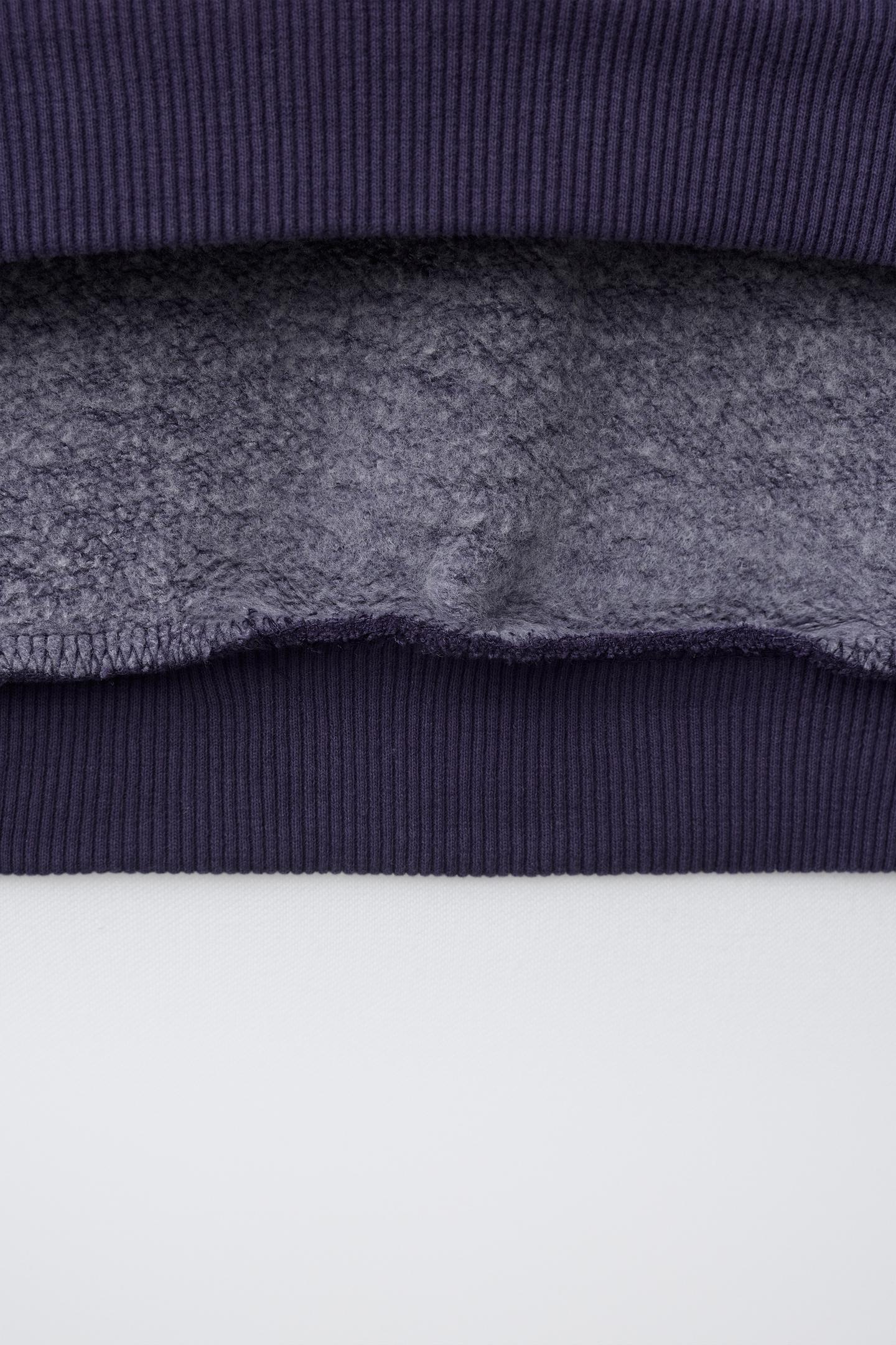 Детский свитшот Zara Patch, цвет: Фиолетовый — фото 4