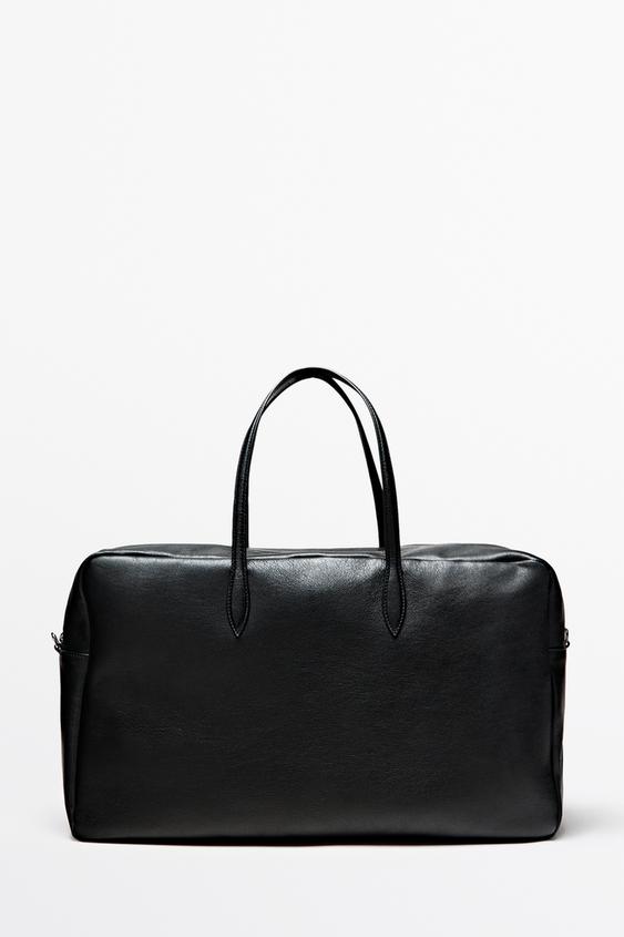 Zara XL duffle bag in Nappa leather - Black - Image 0