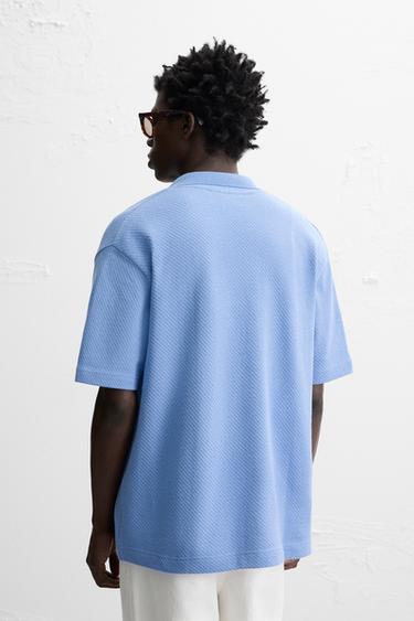 TEXTURED CARDIGAN - Blue by Zara - Image 2