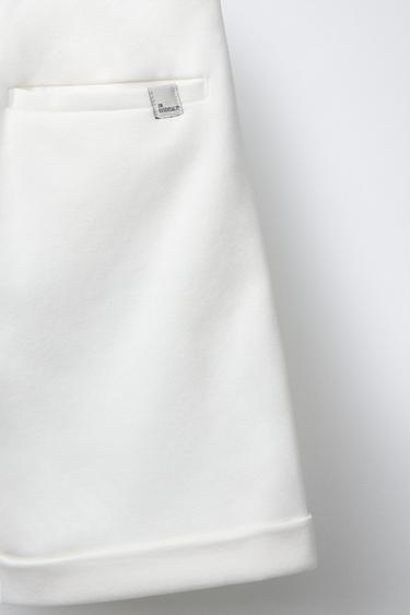 COMFORT BERMUDA SHORTS - Oyster-white by Zara - Image 2