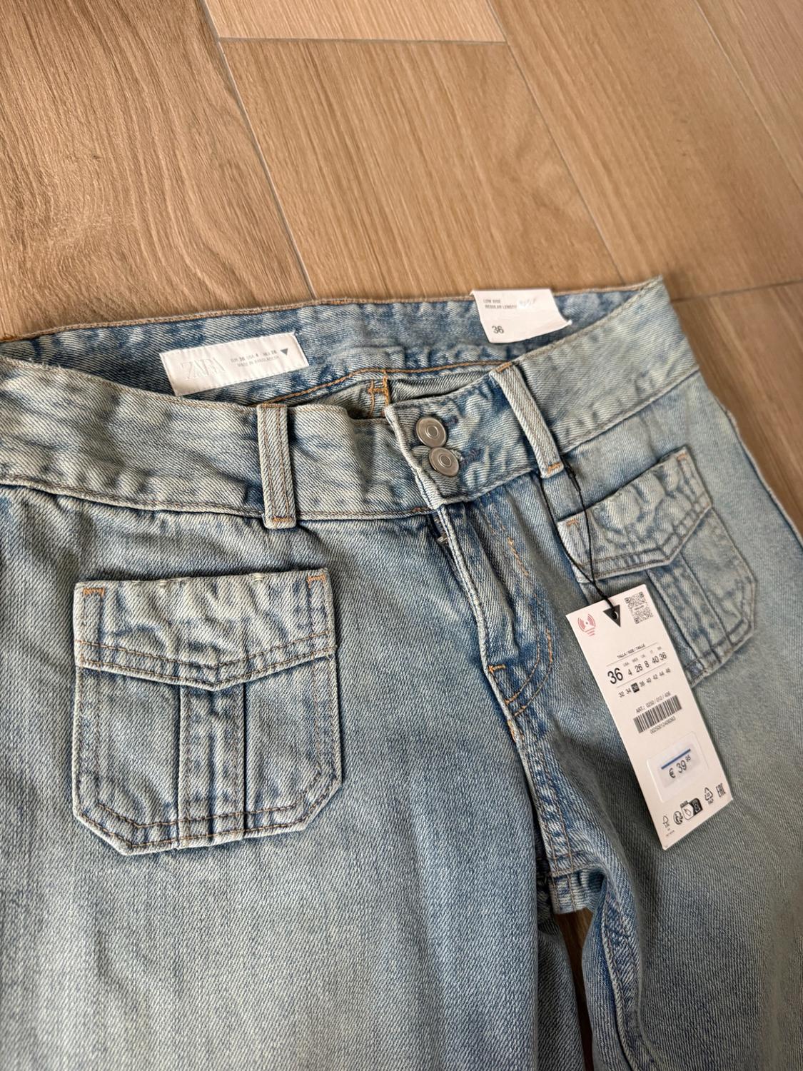 TRF LOW-RISE POCKET JEANS - Image 6