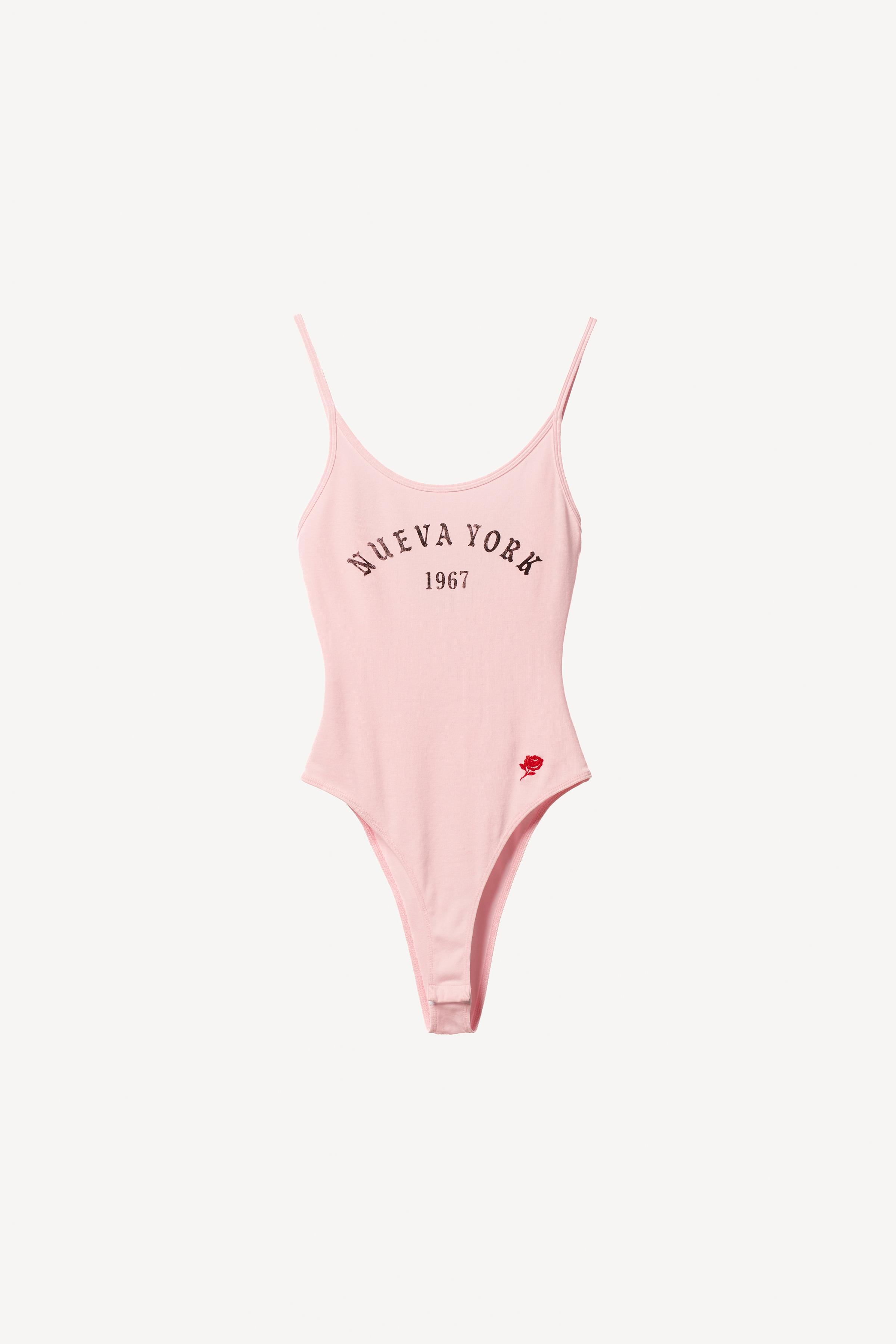 WILLY CHAVARRIA X ZARA FRONT TEXT BODYSUIT