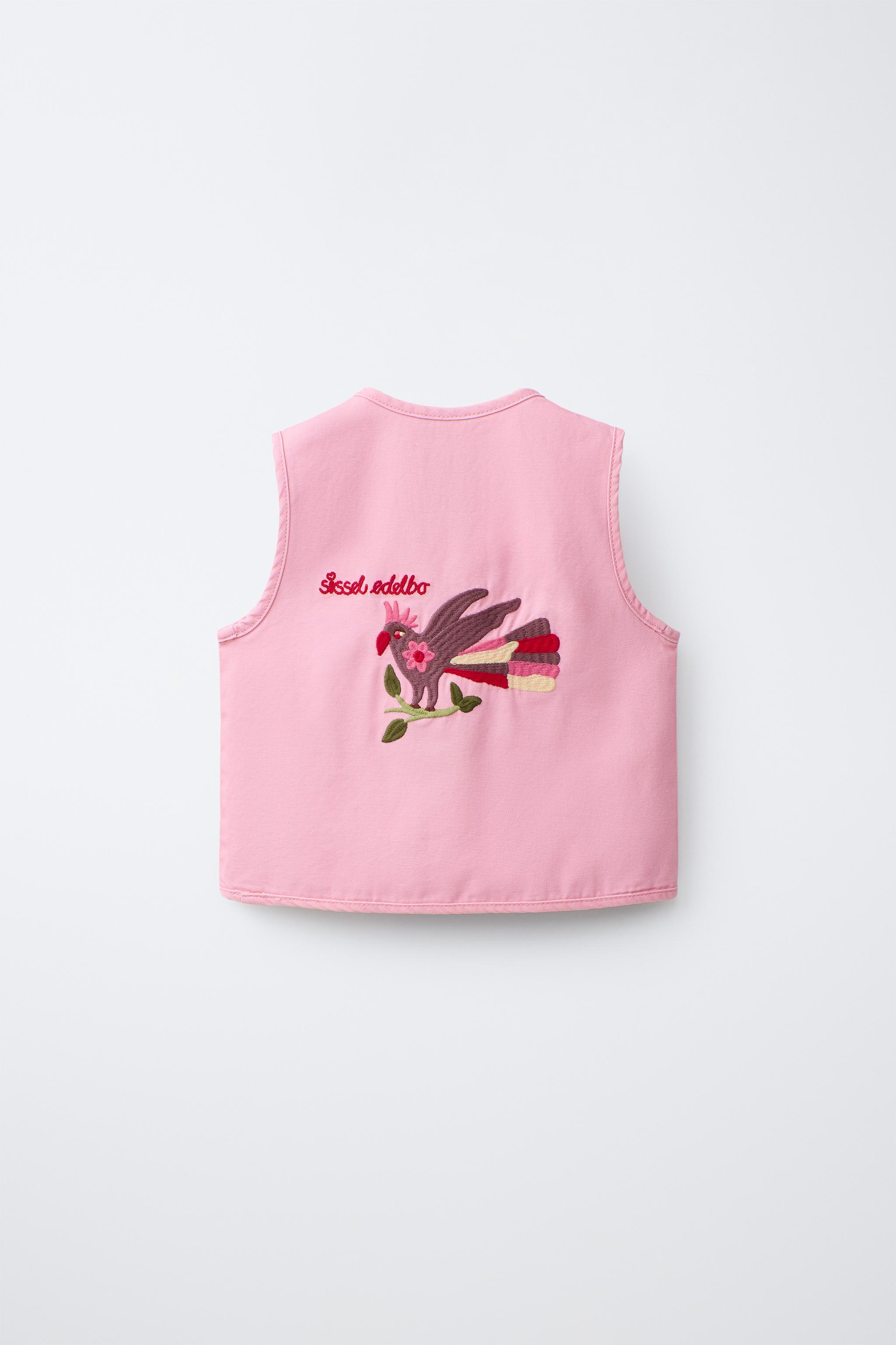 EMBROIDERED VEST SISSEL EDELBO X ZARA KIDS