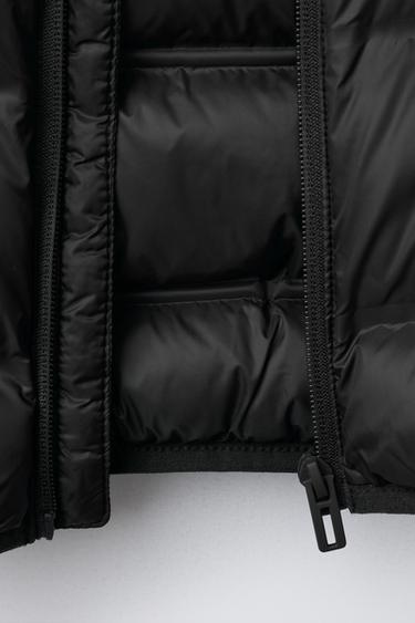 ULTRALIGHT HOODED PUFFER JACKET - Black by Zara - Image 6