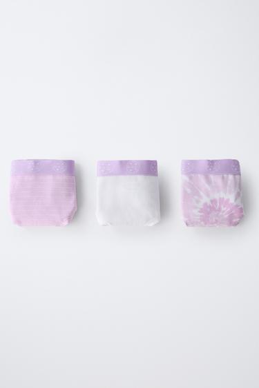 6-14 ANS/ LOT DE TROIS CULOTTES MAUI & SONS ® - Mauve de Zara - Image 4