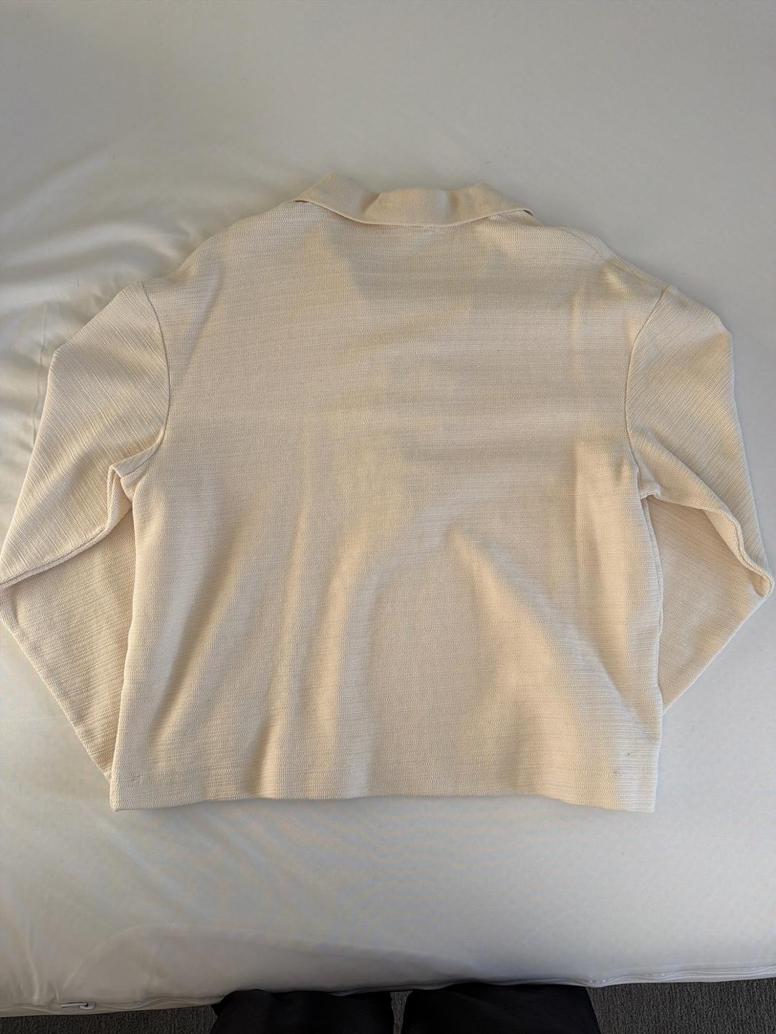 TEXTURED DRAWSTRING POLO SHIRT - Image 4