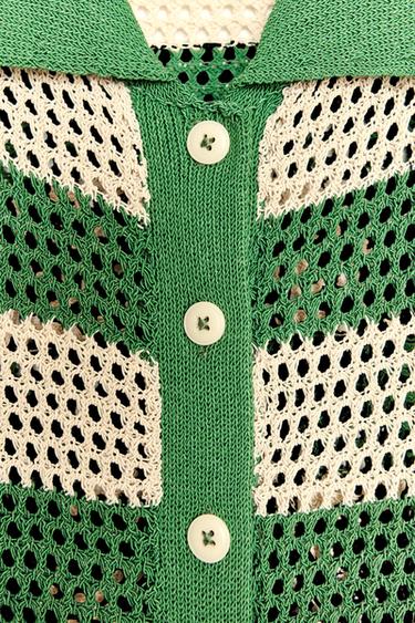 POLO-STRICKJACKE - Bunt von Zara