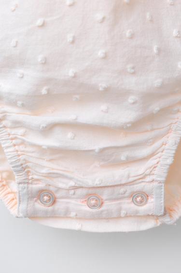 BODY PLUMETIS BRODÉ - Rose pâle de Zara - Image 3