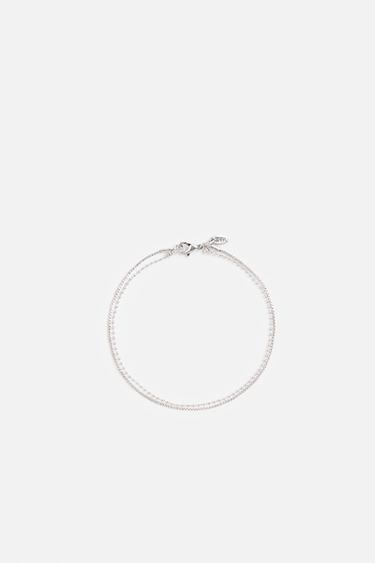 КОНТРАСТНЫЙ ДВОЙНОЙ БРАСЛЕТ — СЕРЕБРИСТЫЙ от Zara — изображение 0