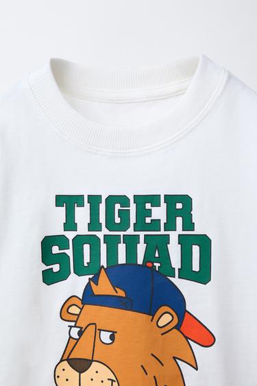 ANIMAL PRINT T-SHIRT - White by Zara - Image 2