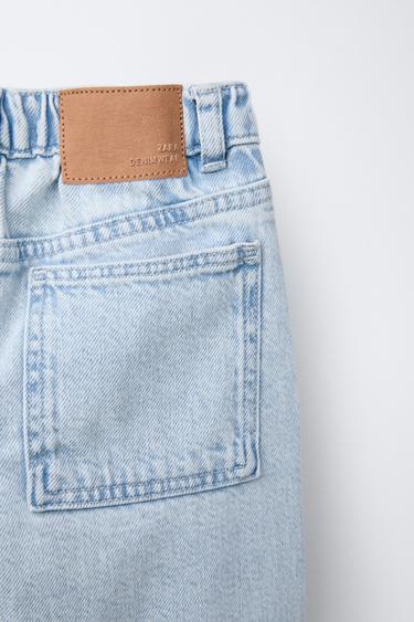 JEAN BAGGY SANS COUTURES - Bleu clair de Zara - Image 3