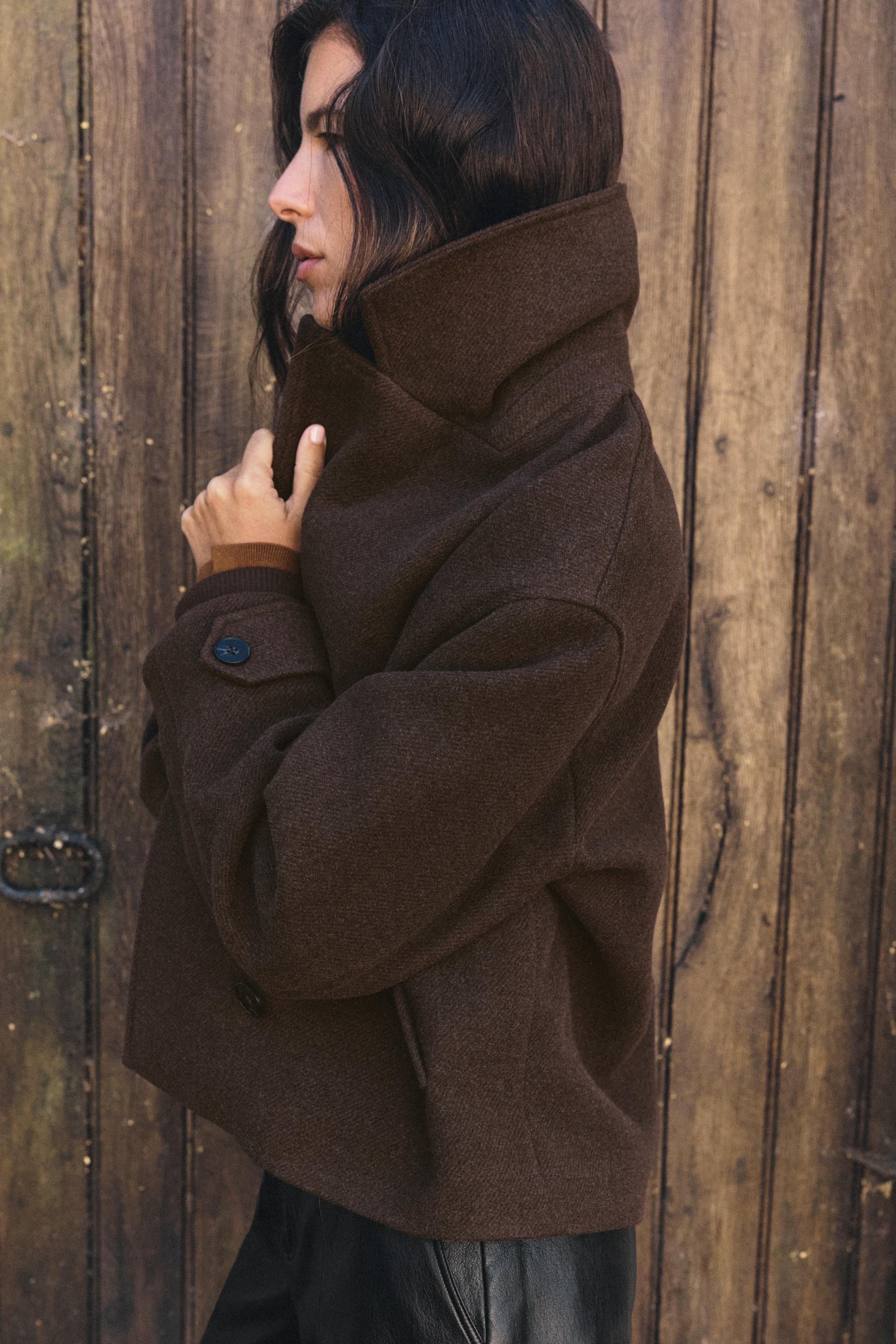 MANTEAU COURT CROISÉ SOFT
