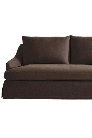 غلاف كتان للأريكة SOFA 01 - باذنجاني الخاص بـ Zara