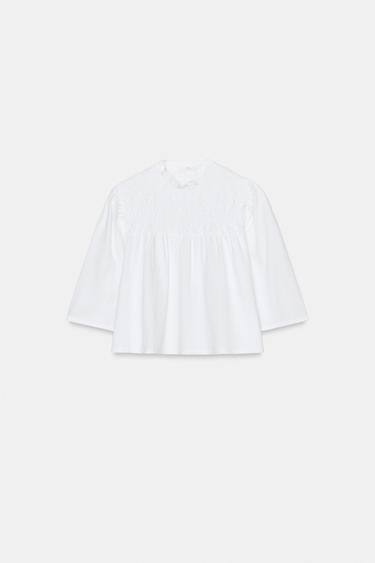 TOP NID D'ABEILLE - Blanc de Zara - Image 4