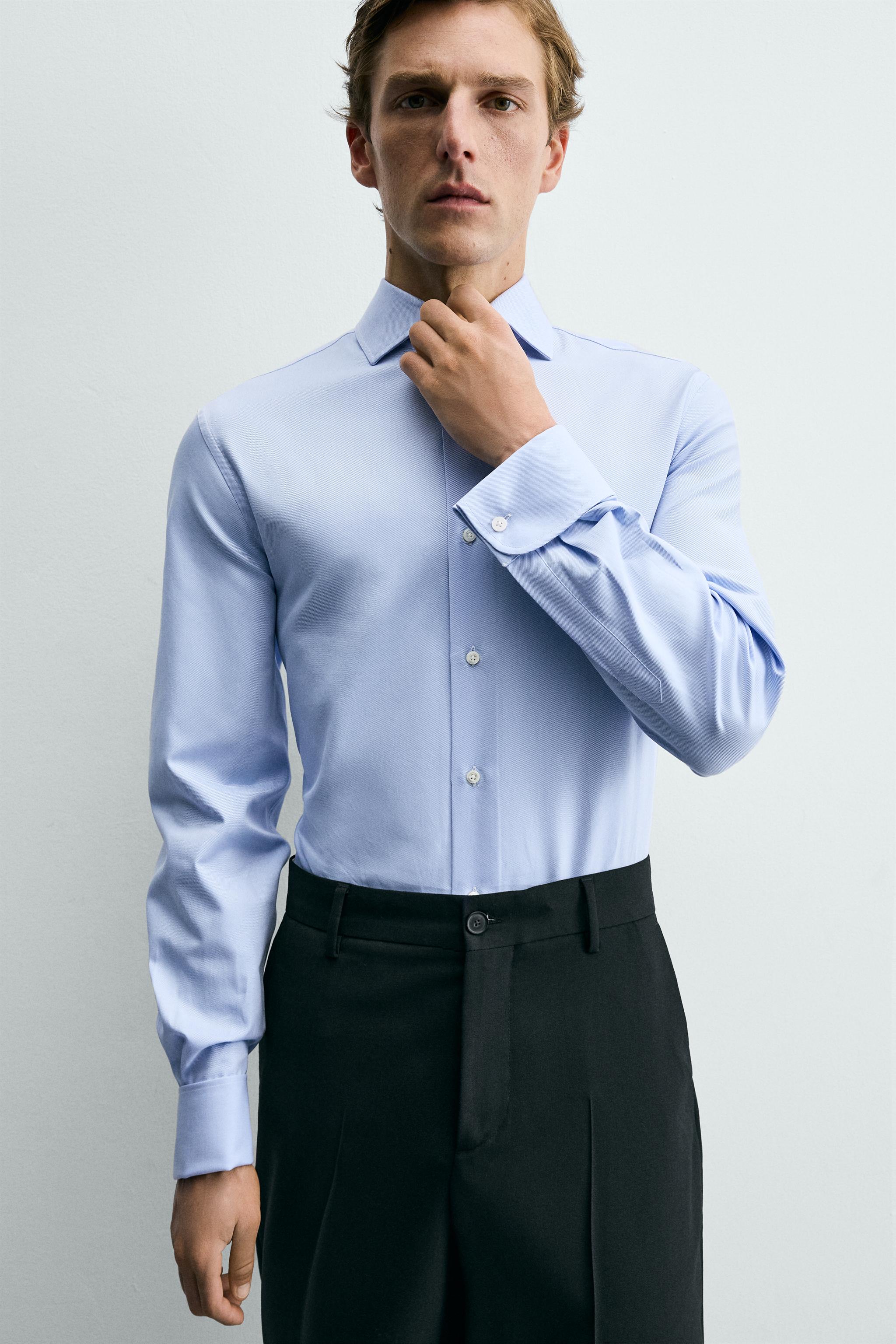 SLIM FIT FRENCH CUFF SHIRT