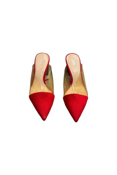VINYL RED HEELS