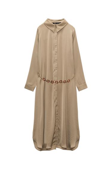 OVERSIZE DRESS WITH BELT