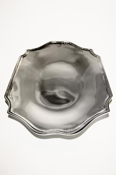 PLATEAU DÉCORATIF ACIER - Argent de Zara - Image 4